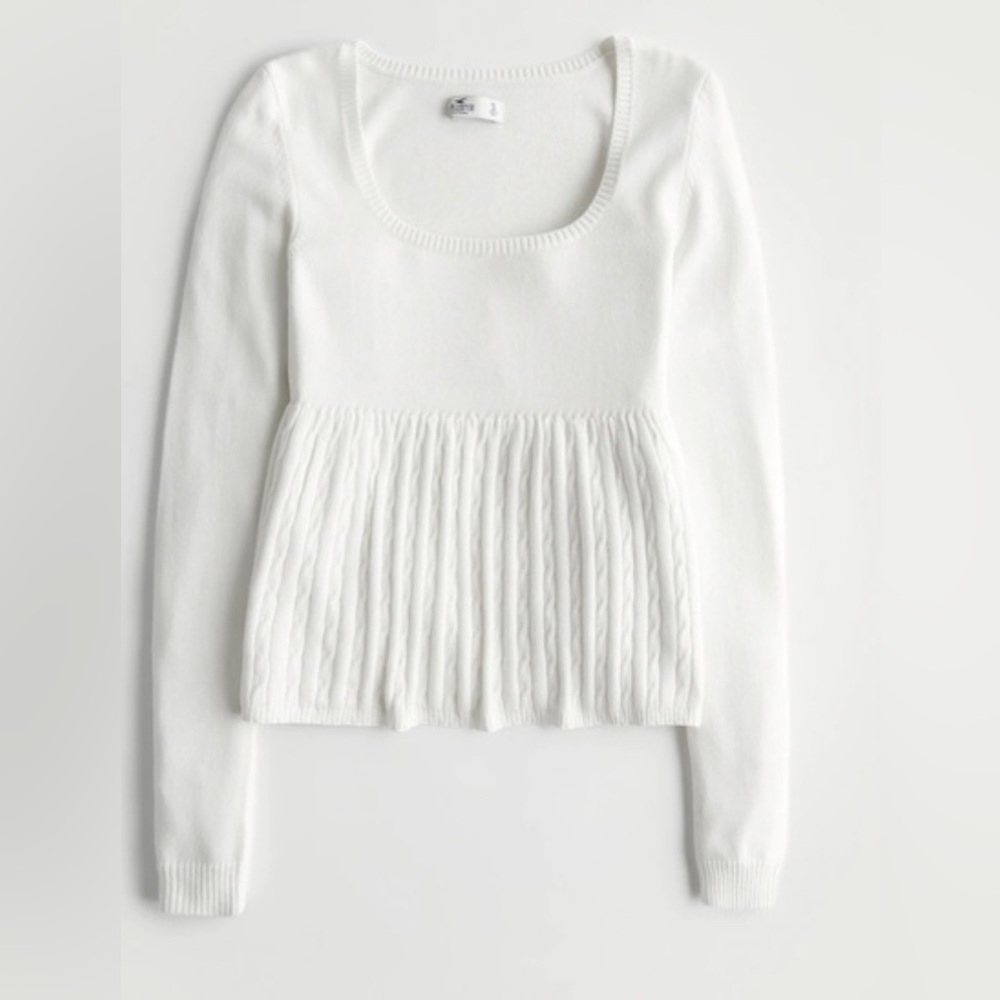 Hollister babydoll sweater